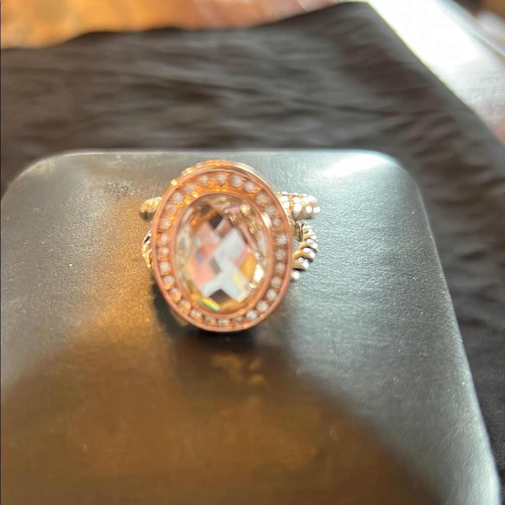 Elegant Silver and Gold Women's Ring